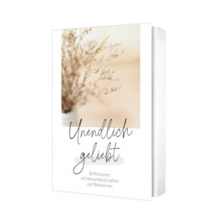 Postkartenset "unendlich geliebt"