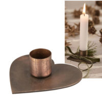 Kerzenständer Herz - für 2,2cm Kerze