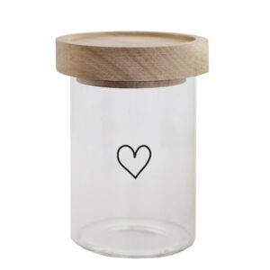 Vorratsglas mini Herz - 9 cm