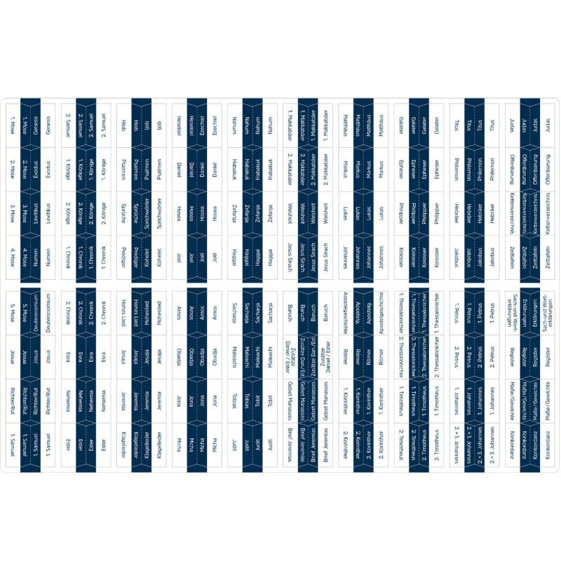 Bibel-Griffregister blau – Bild 2