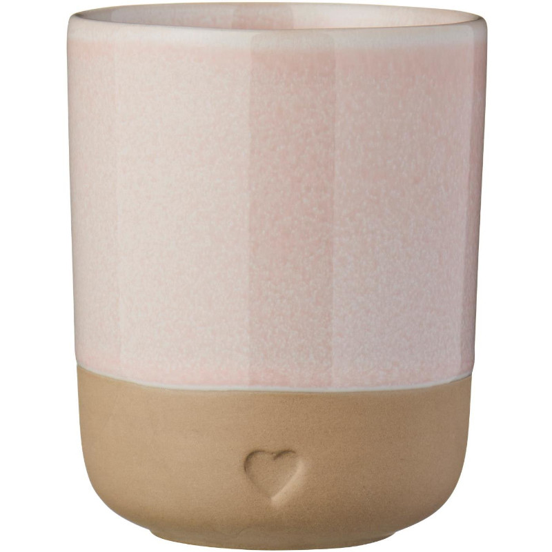 Becher Herz - Rosa