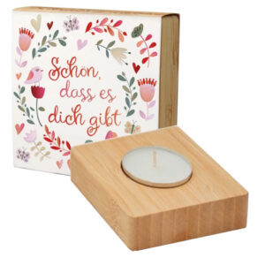 Teelichthalter Schön, dass es dich gibt