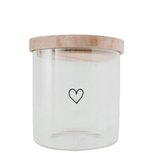 Vorratsglas klein Herz - 13 cm
