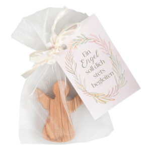 Handschmeichler Engel aus Olivenholz