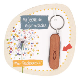Mini-Taschenmesser -  Mit Jesus die Natur entdecken