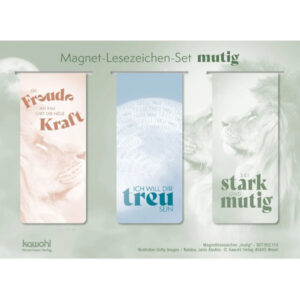 Magnet-Lesezeichen-Set Mutig
