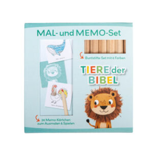 Mal- und Memo Set Tiere der Bibel