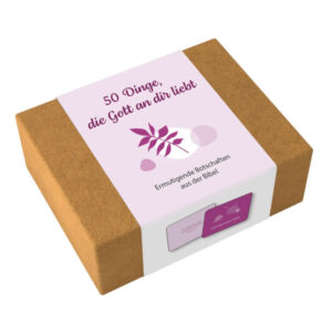 Textkartenbox - 50 Dinge, die Gott an dich liebt